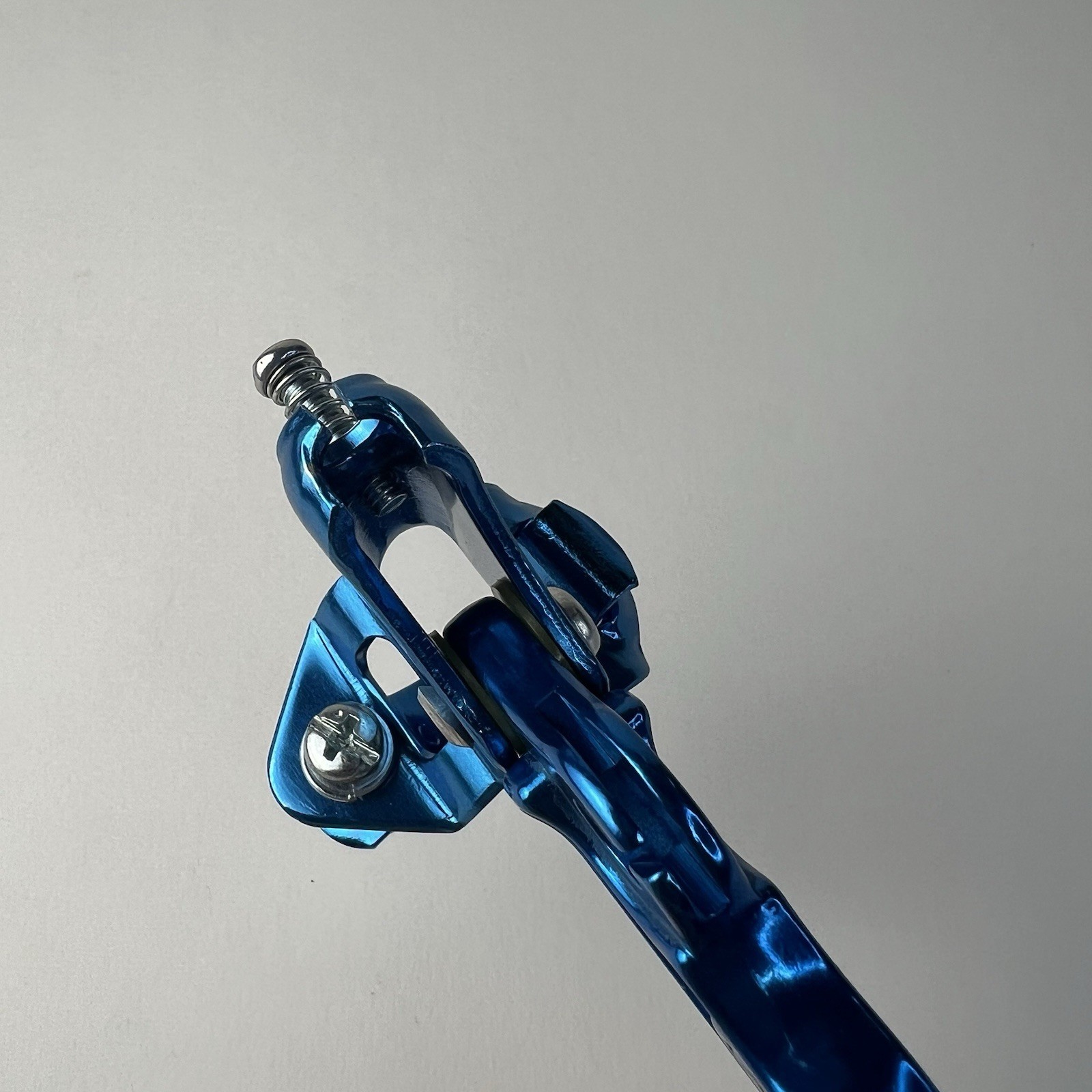 NOS Dia-Compe MX120 Tech 2 Left Front Brake Lever Blue BMX Japan L-1 w/ Clamp