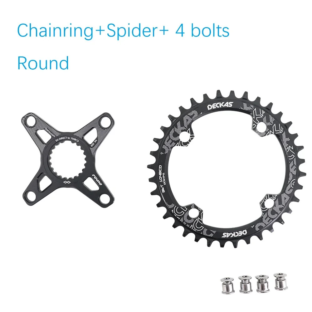Chainring for Shimano Direct Mount 9-12s Oval Round Narrow Wide 32-38T Sprocket
