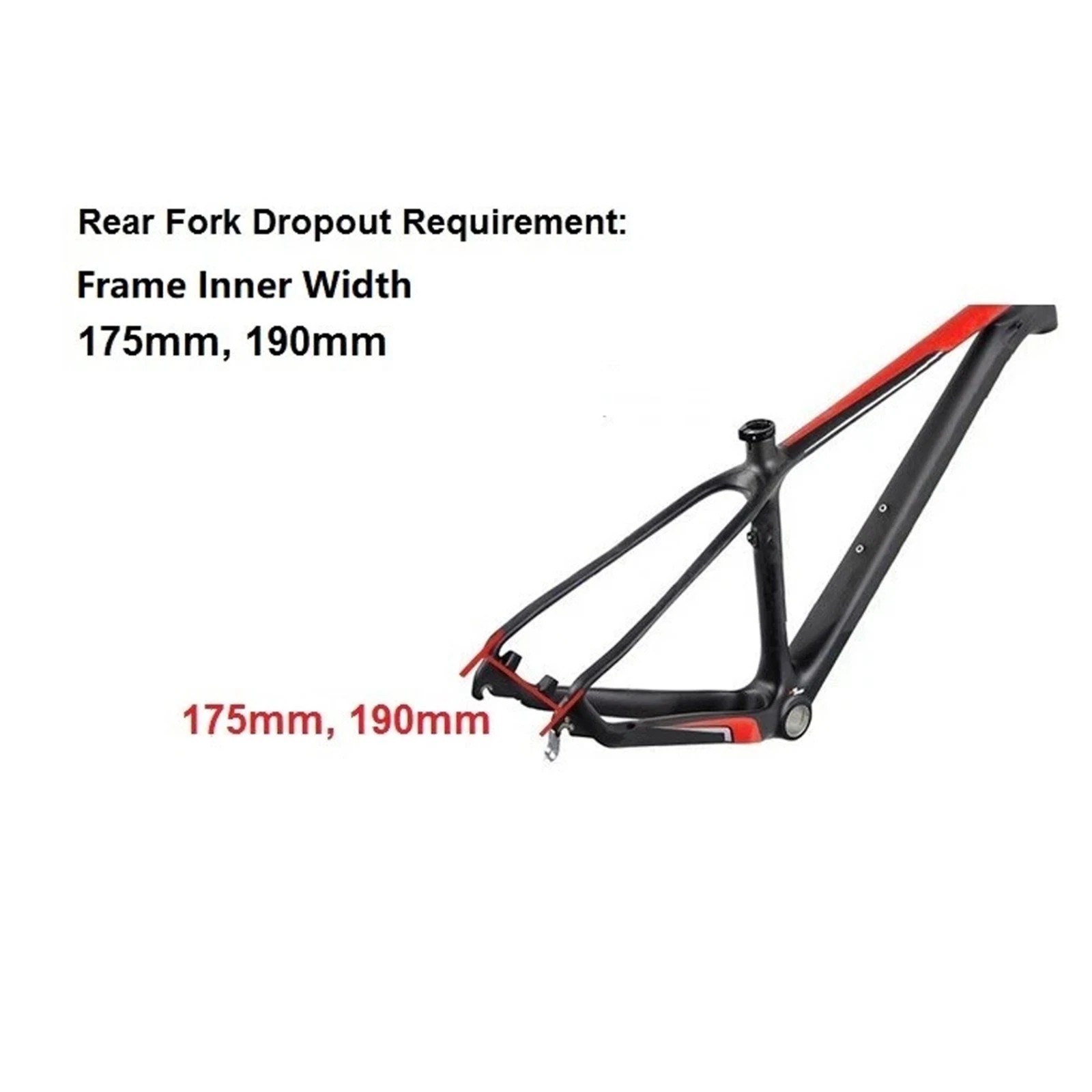 Bafang 48V 750W Motor Fat Wheel kit Rear Thread on 20/24/26*4.0» 175mm 190mm