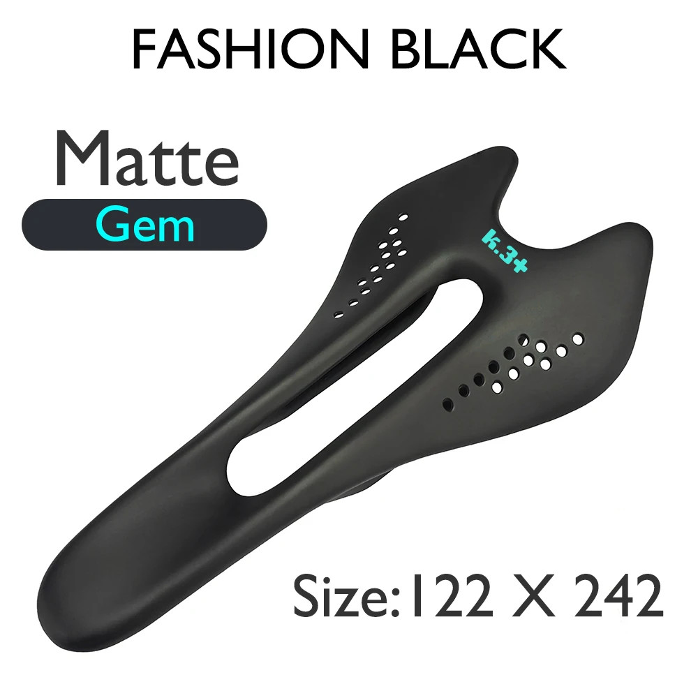 Full Carbon Fiber Bicycle Saddle 132×242/122x242mm for Road/mountain Bike