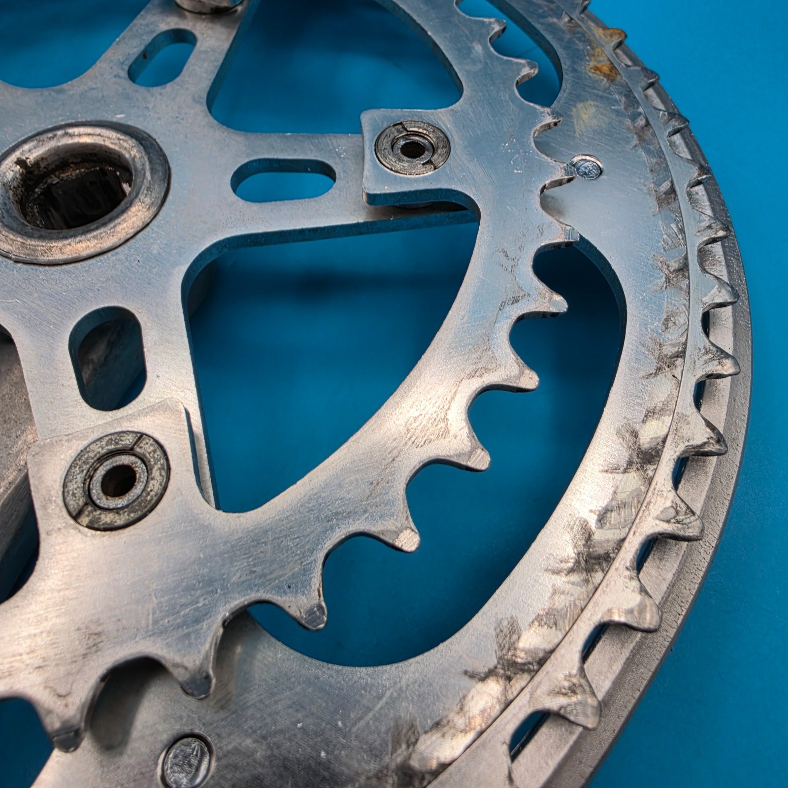 Sugino Super Maxy Square Taper Crankset 170mm 52/39t 110 BCD f22