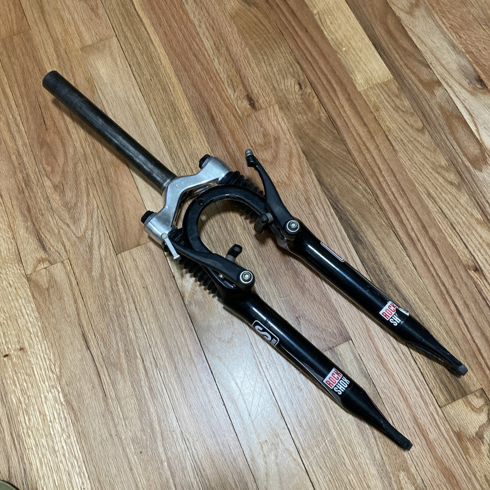 Vintage ROCK SHOX JETT T2 Mountain Bike Suspension Fork 11/8″ TL 63mm PRE OWNED