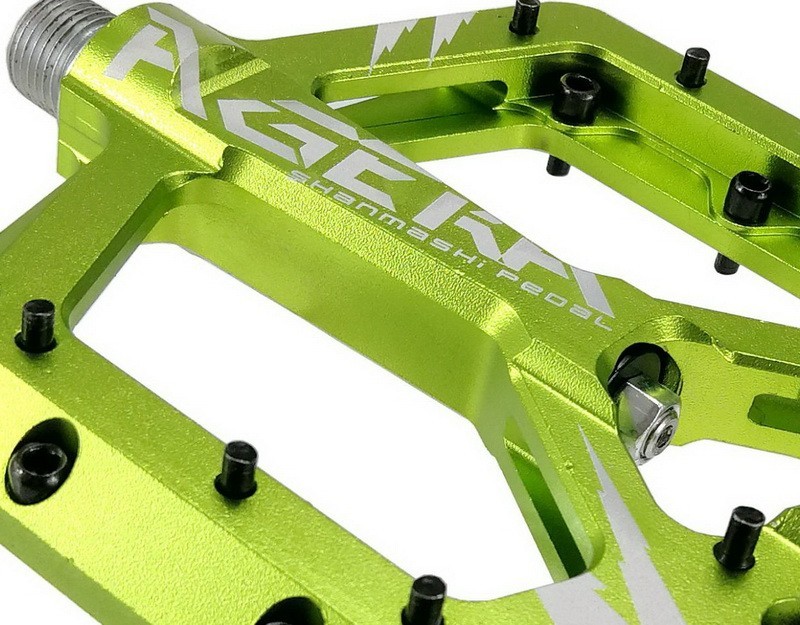 Road MTB Mountain Bike Pedals DU Bearing CNC Aluminum Flat Platform Pedal AGERA