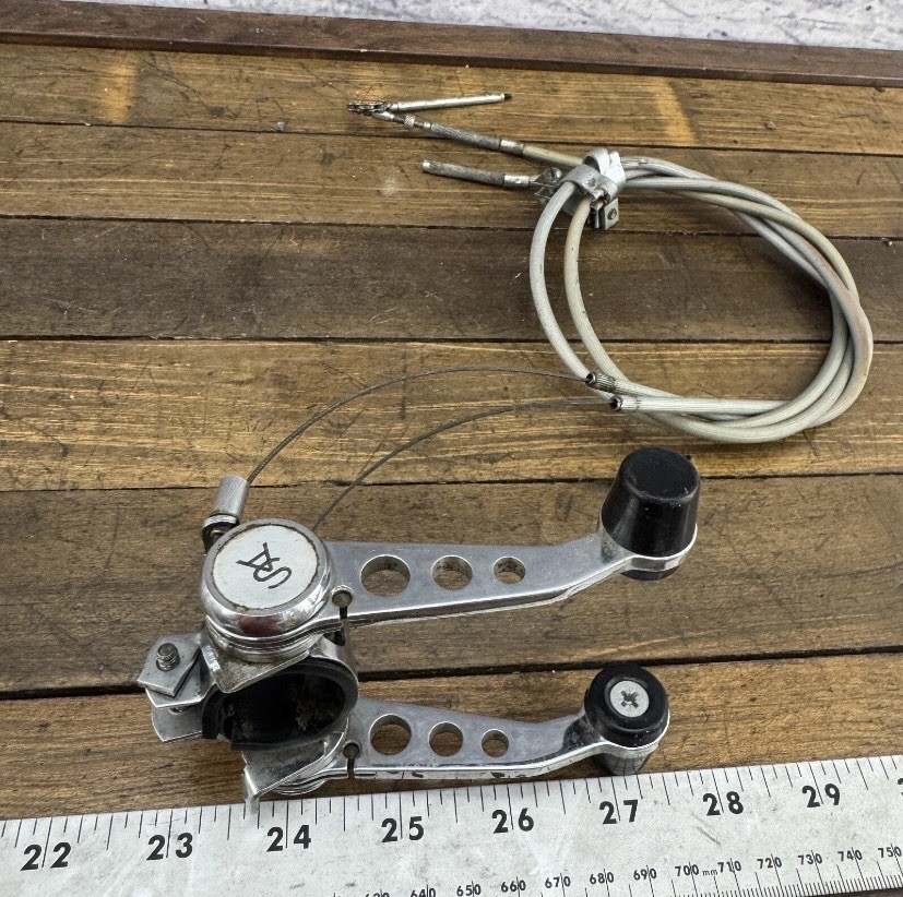 Vintage Sturmey Archer Shifter S5 Stick Shift Lever Frame Mount Raleigh