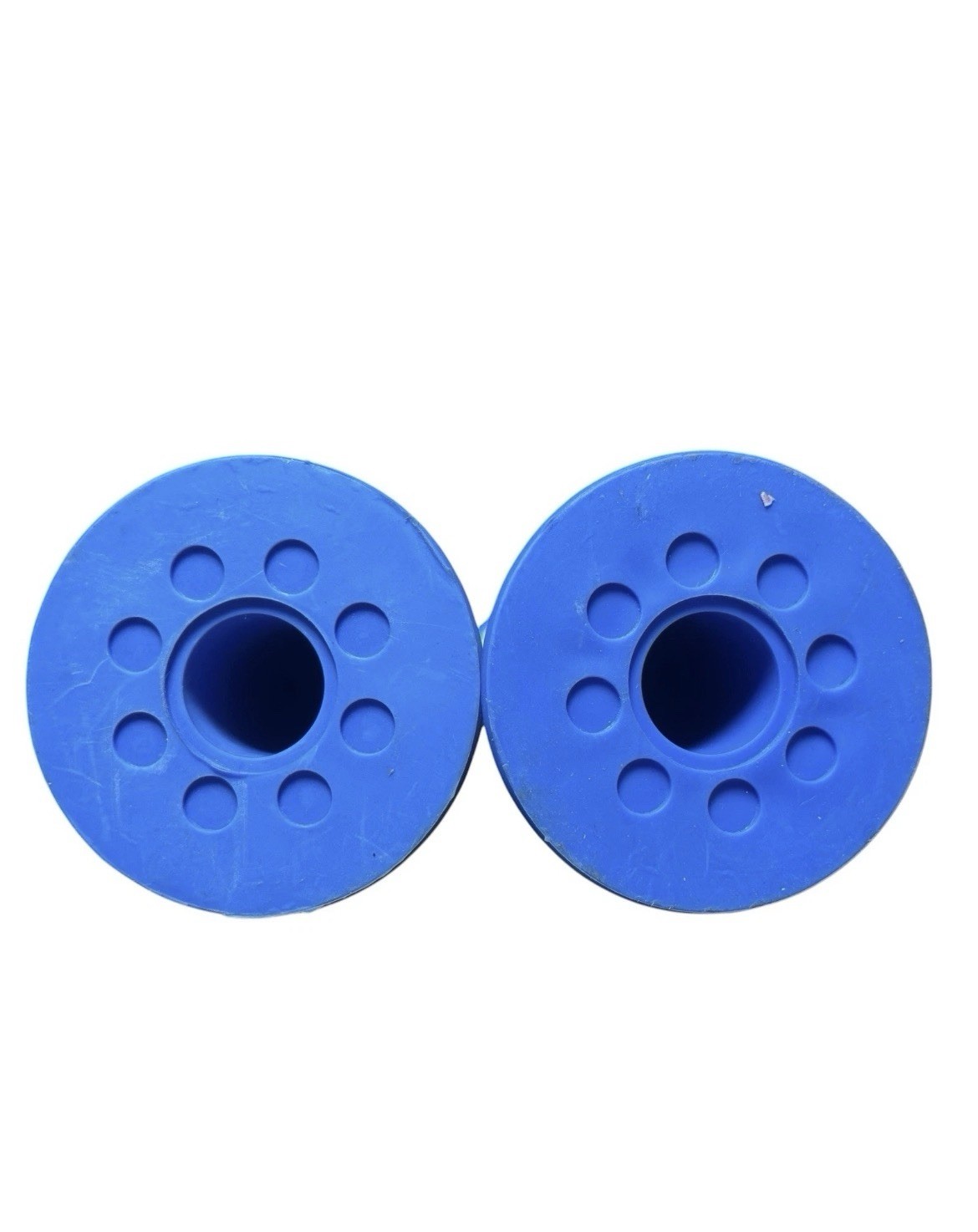 Oakley B-1B BMX Handlebar Grips Pair, Rubber Slip-On, Blue/Green