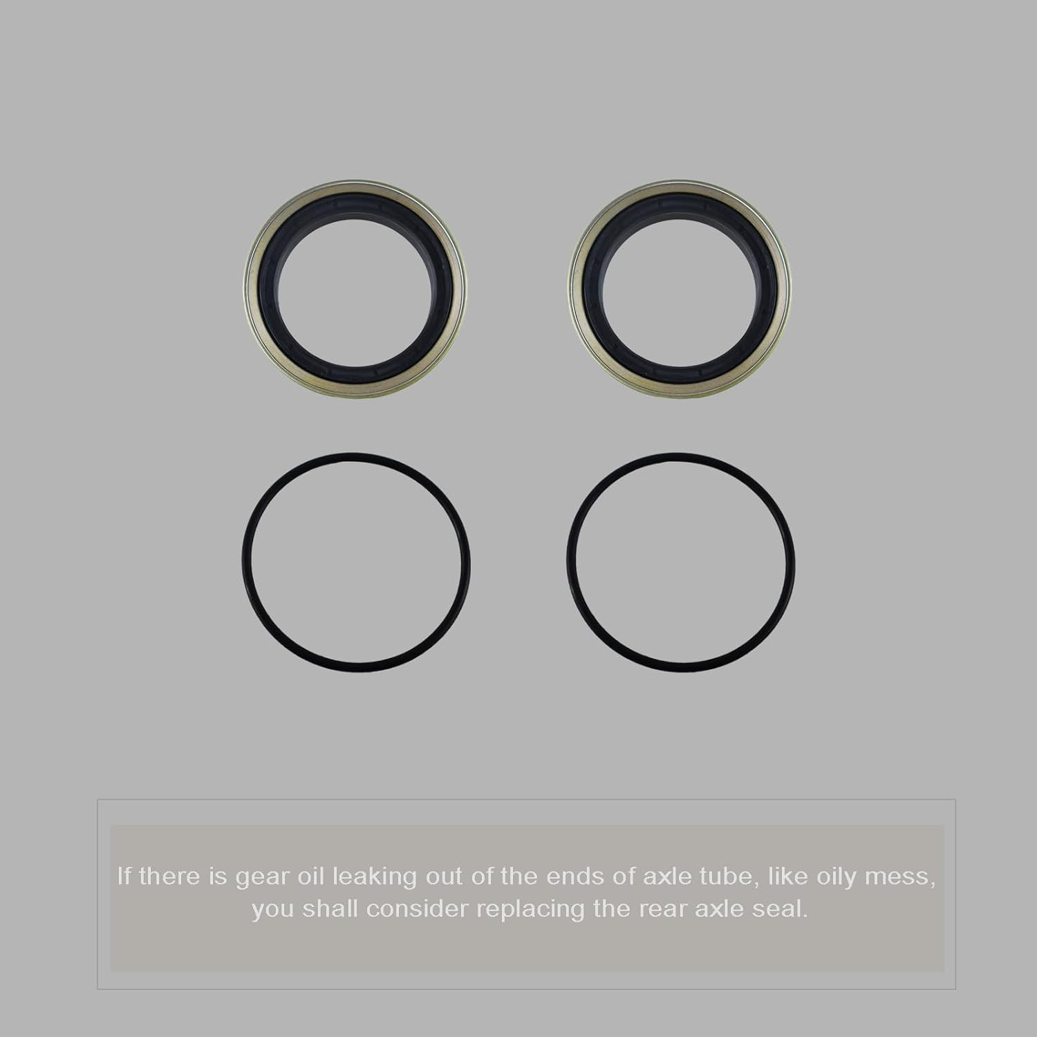 Rear Axle Seal & O-Ring Kit, Compatible with Ford F250 F350 Super Duty 1999