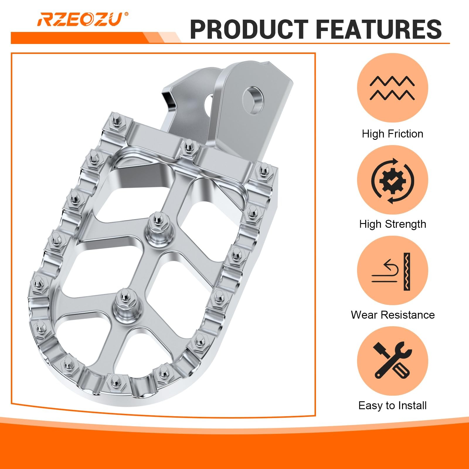 RZEOZU CNC Dirt Bike Pegs Compatible with Surron Sur Ron LBX E-Ride Pro S SS …