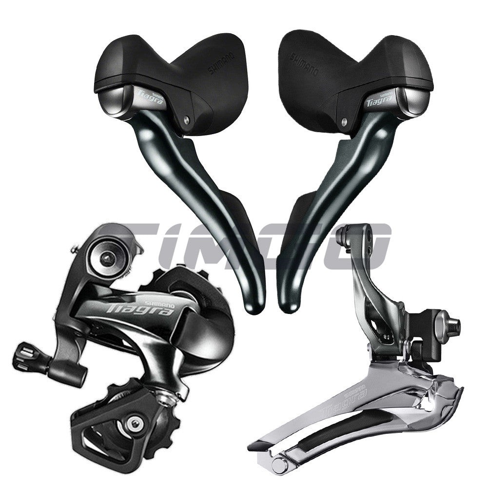 Shimano Tiagra 4700 2×10 Speed Groupset Crankset Derailleur Dual STI lever HG500