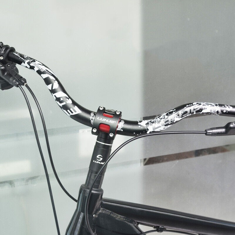 Mountain Bike MTB Handlebars 30/90mm Rise 720mm Long Bicycle Riser for Cycling