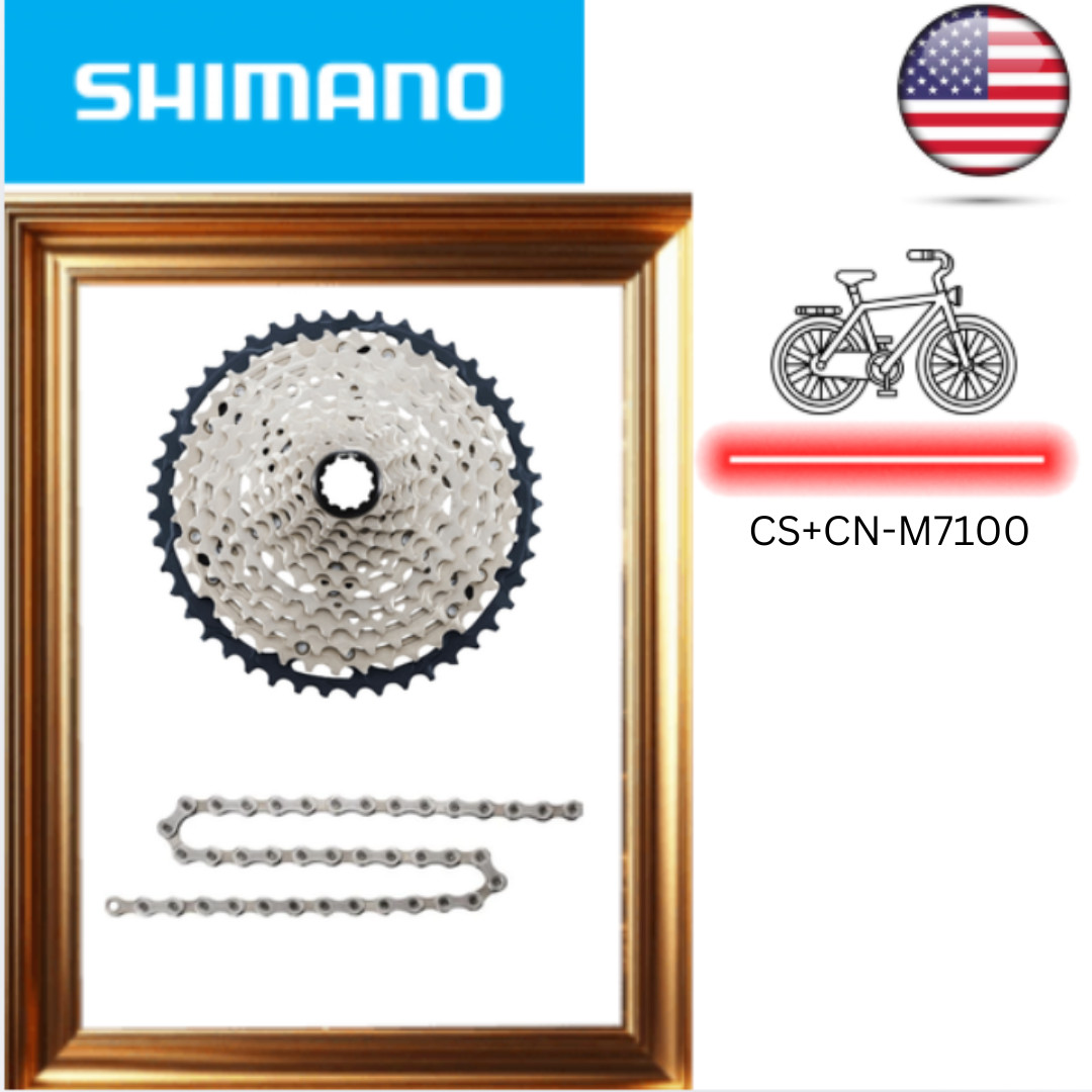 SHIMANO SLX 1X12 SPEED GROUPSET CS-M7100 CASSETTE 45T 51T CN-M7100