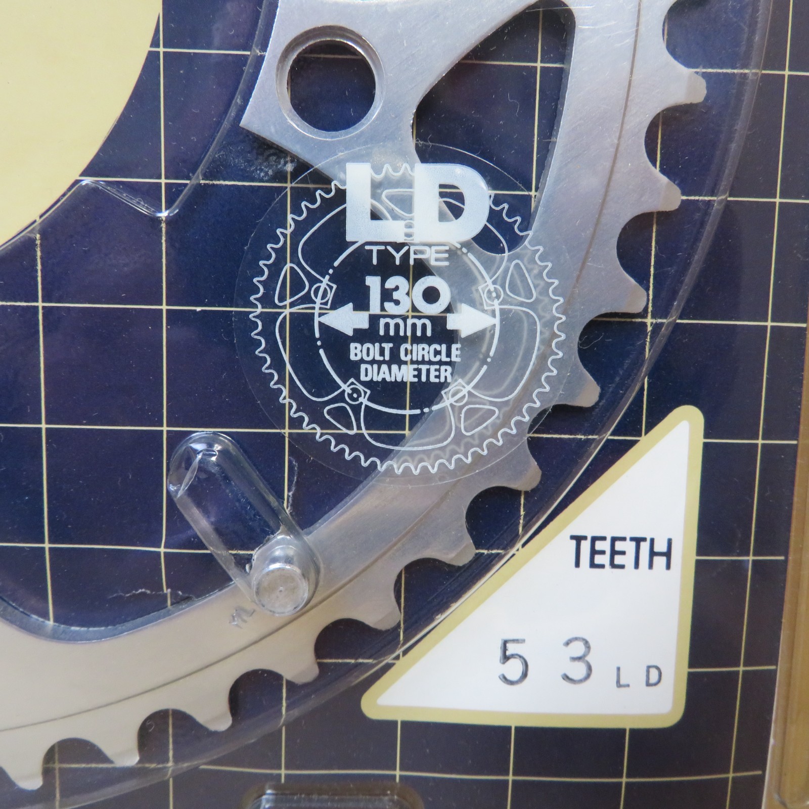 New-Old-Stock Shimano 600EX Biopace Chainrings…52×42 w/130mm BCD (Silver)