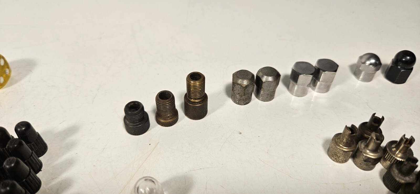 Bicycle Tube Valve Caps Plastic & Metal Miscellaneous