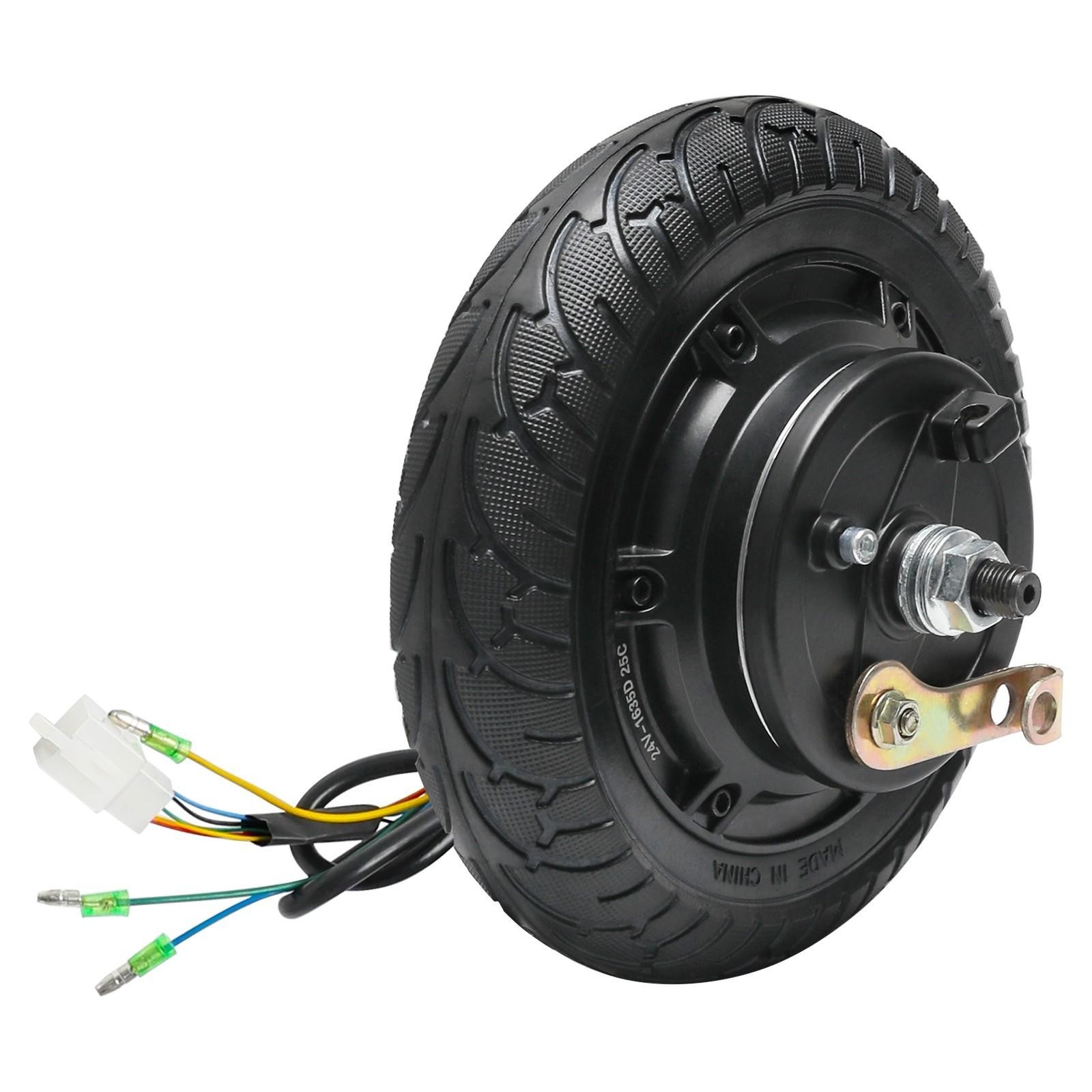 Electric Bike Hub Motor Kit 24V 350W Brushless Motor 8″Wheel Wheelbarrow Scooter