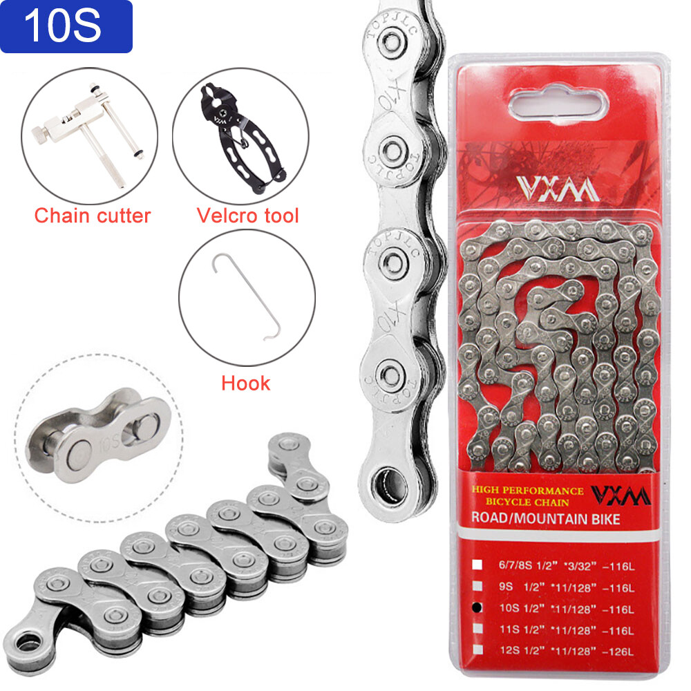 6/7/8/9/10/11/12 Speed Bike Chain sets with three toosl Road MTB Bicycle Chain