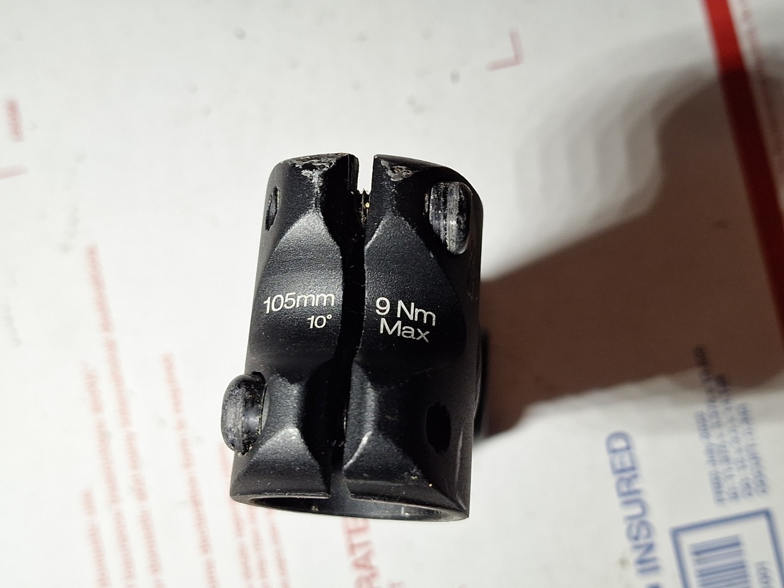 Bontrager Stem 25.4mm Clamp 105mm Reachfor Threadless Steerer
