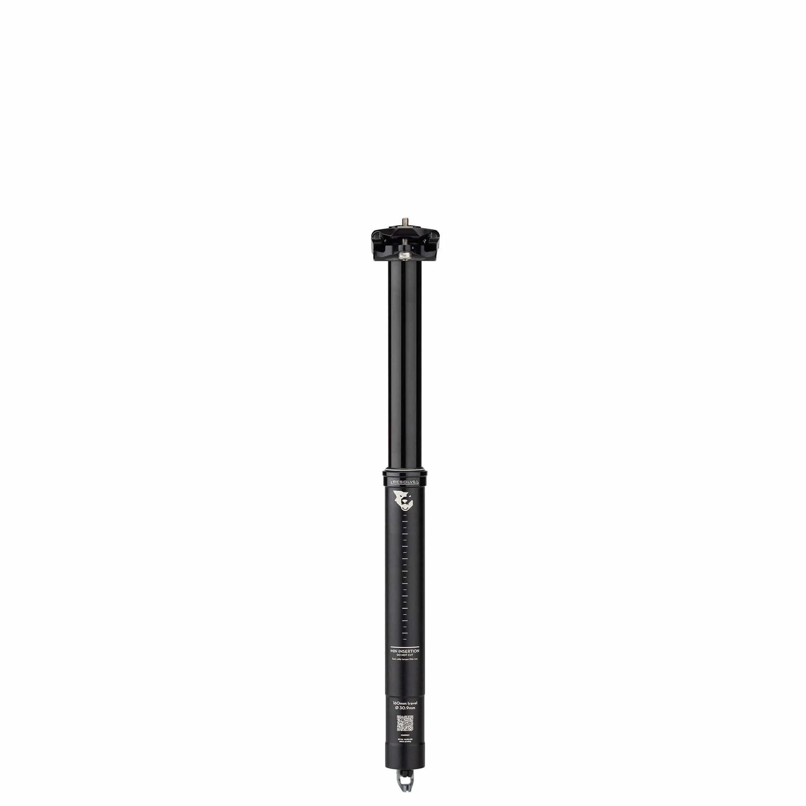 Wolf Tooth Resolve Dropper Seatpost – 30.9, 242mm Travel, Black, Rev 2