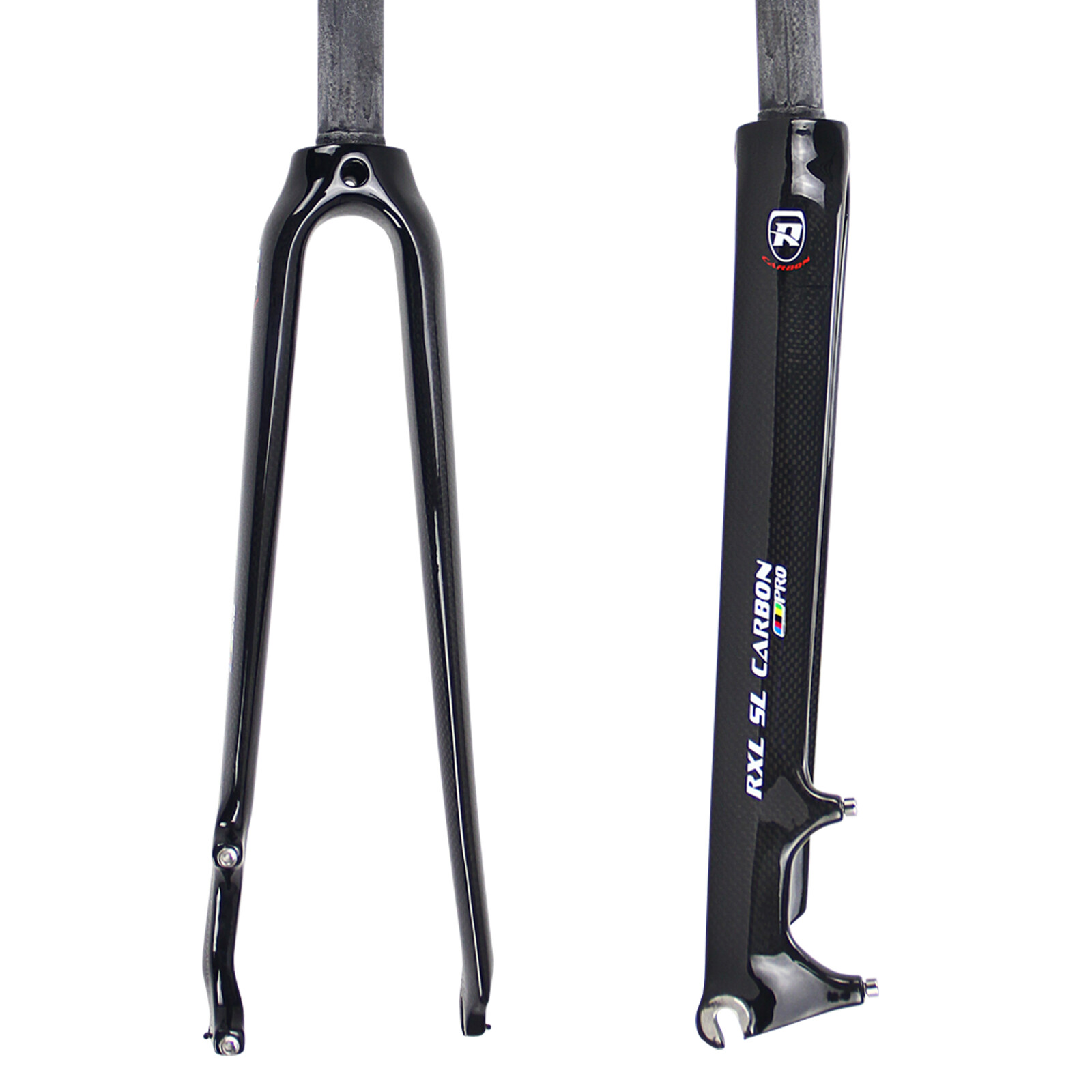 1-1/8“ Disc Brake Road Bike Fork 3K/UD Matte 700C Carbon Fiber Bicycle Forks