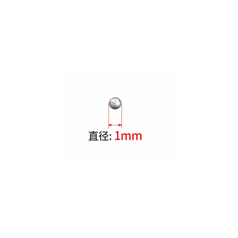 Chrome Stainless Steel Ball Bearings Diameters 1/1.5/2/3/4/4.5/5/6/7/8/9/10mm