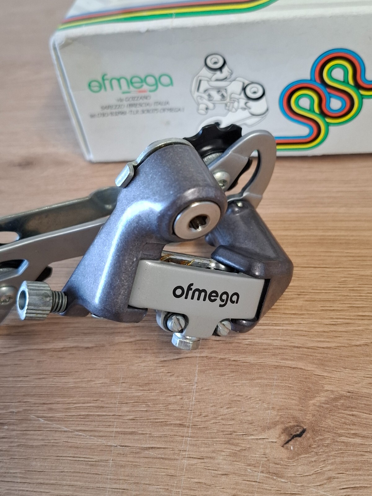 Retro Bicycle Parts NIB NOS Ofmega Alpine LP 1st Style Rear Derailleur 6 Speed