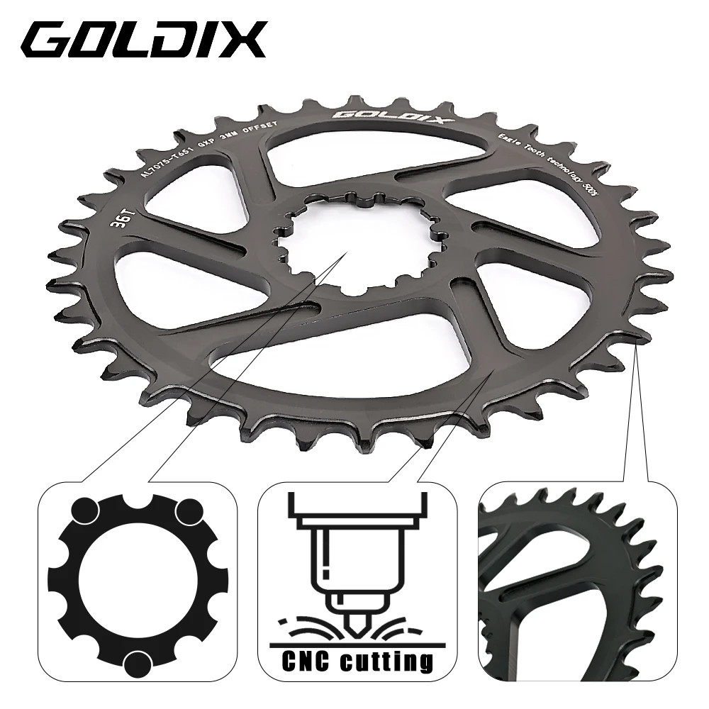 MTB Bicycle Chainring Narrow Wide Mountain Bike Chainwheel 30T 32T 34T 36T 38T f