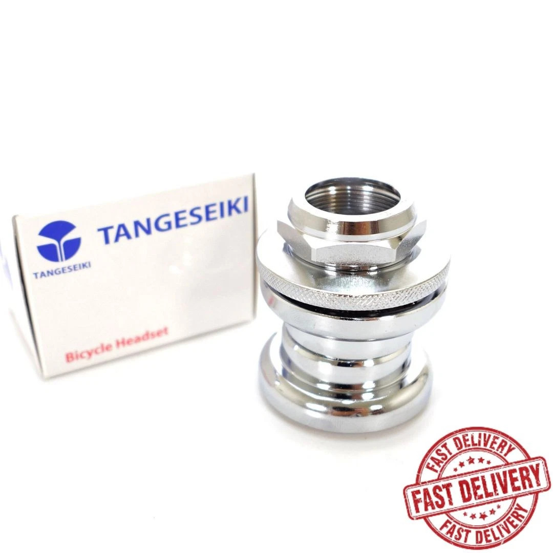 Tange AW-27 Old School BMX headset Silver Chrome 1″ threaded 32.7 cups 26.4mm