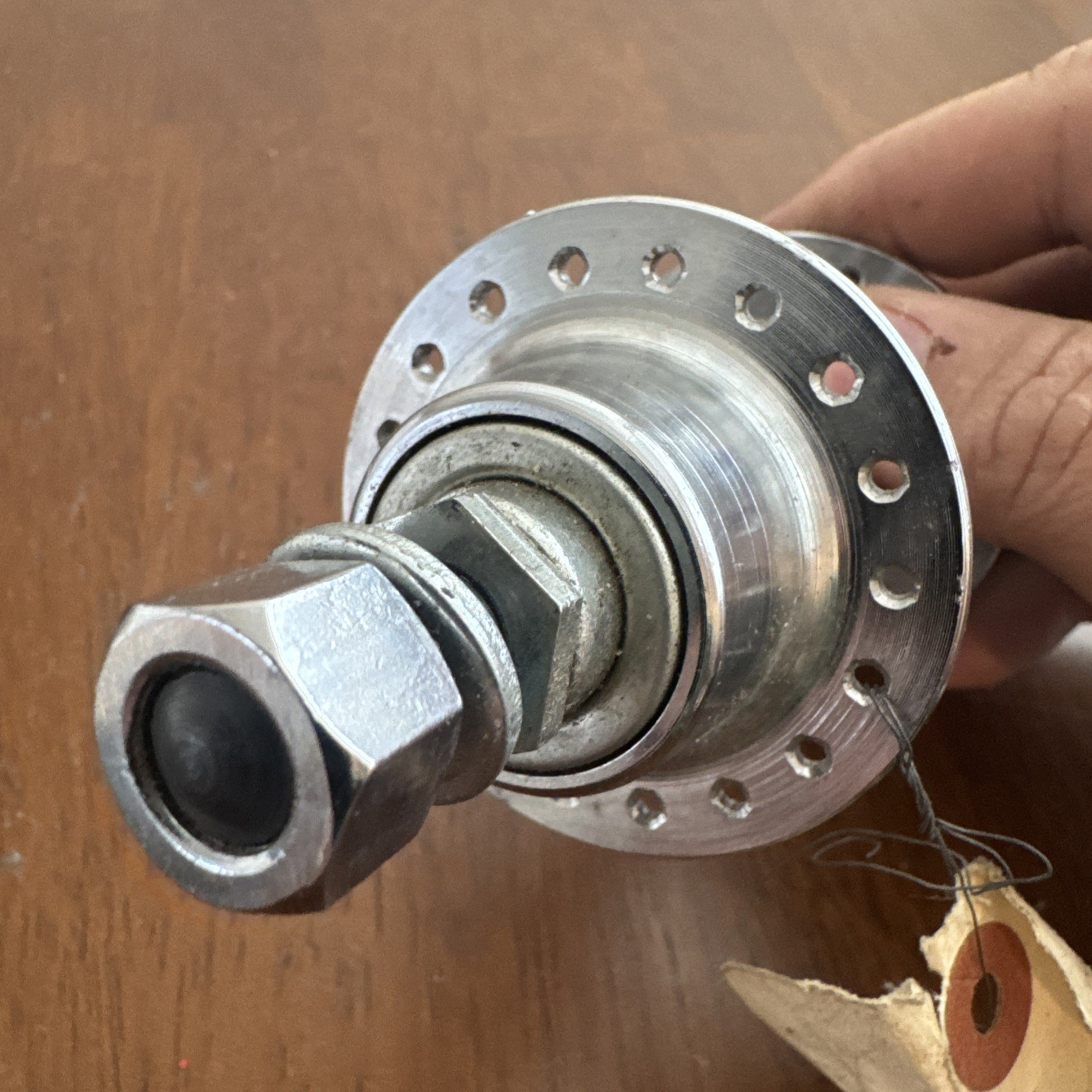 NOS Vintage Suntour 36 Hole 111mm Rear Cycling Hub – Chrome Nutted BMX Cassette