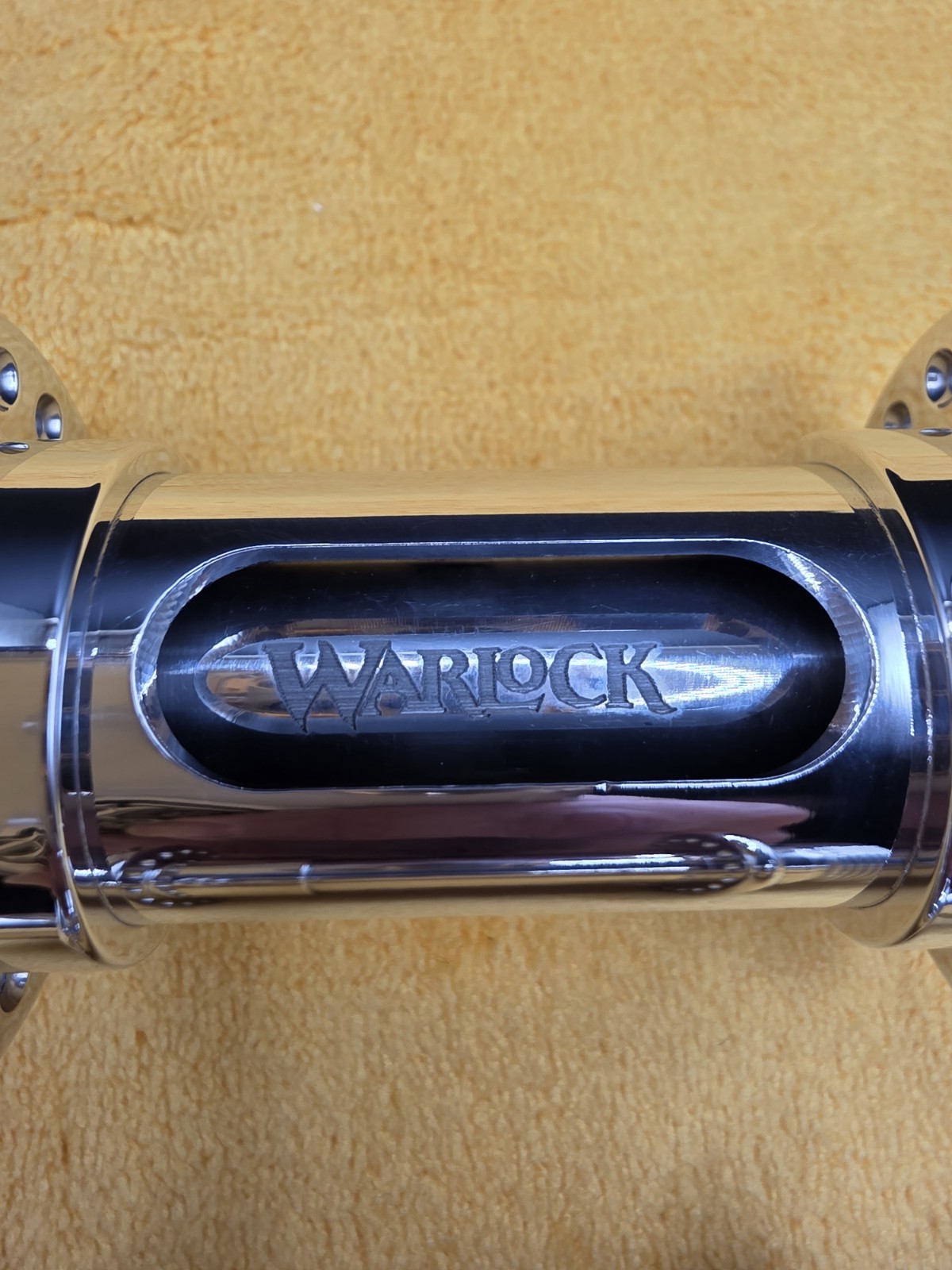 BULLSEYE 🎯/WARLOCK RARE Show Polished Slotted Hubs Only 3 Made BMX GT HARO SE