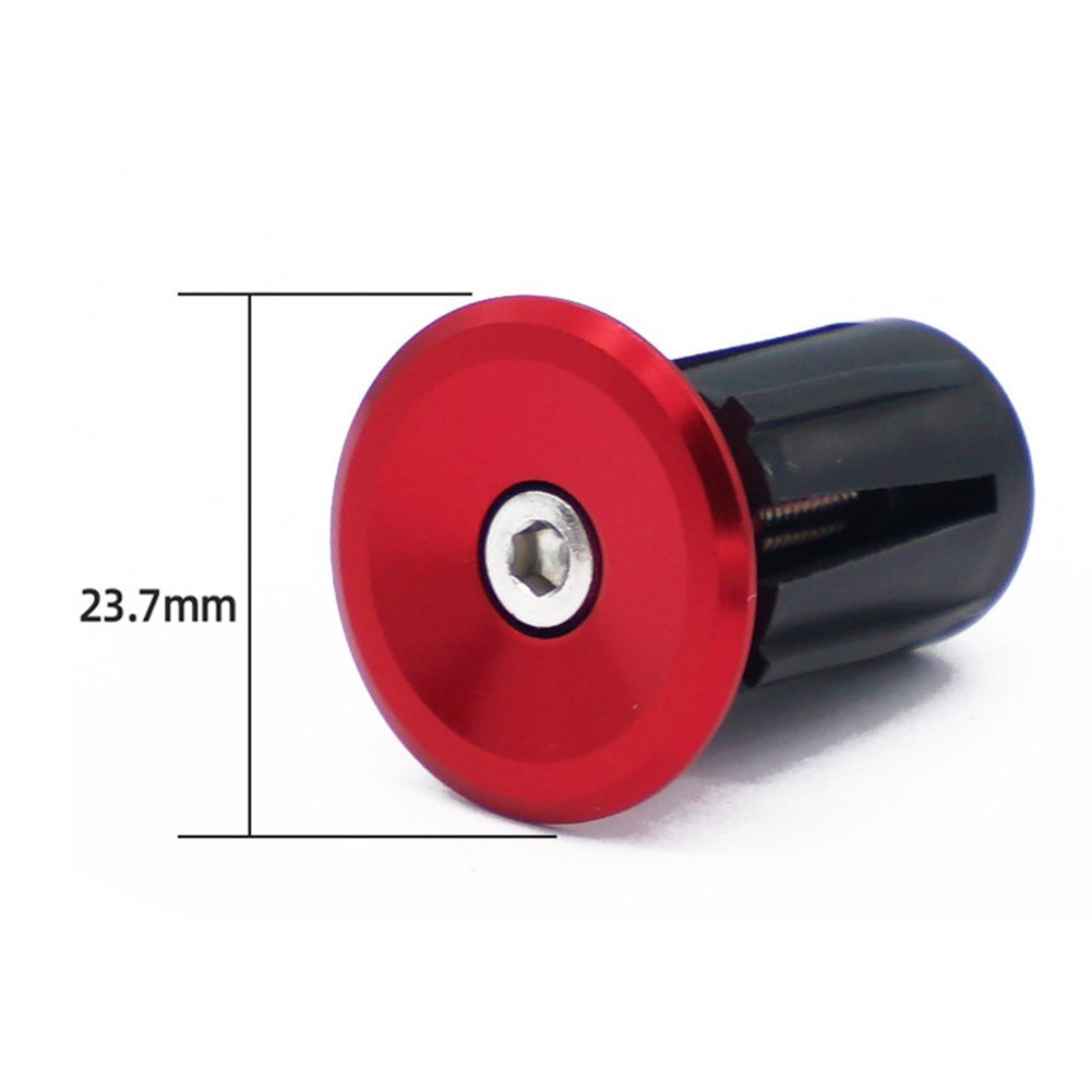 Aluminum Alloy Screw End Cap for Road and MTB Black Finish for Durability