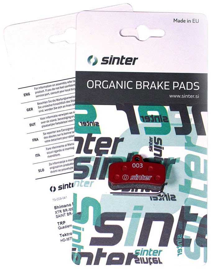 Sinter Red s514 Compound Organic Disc Brake Pads – Shimano D Type, Sinter Type