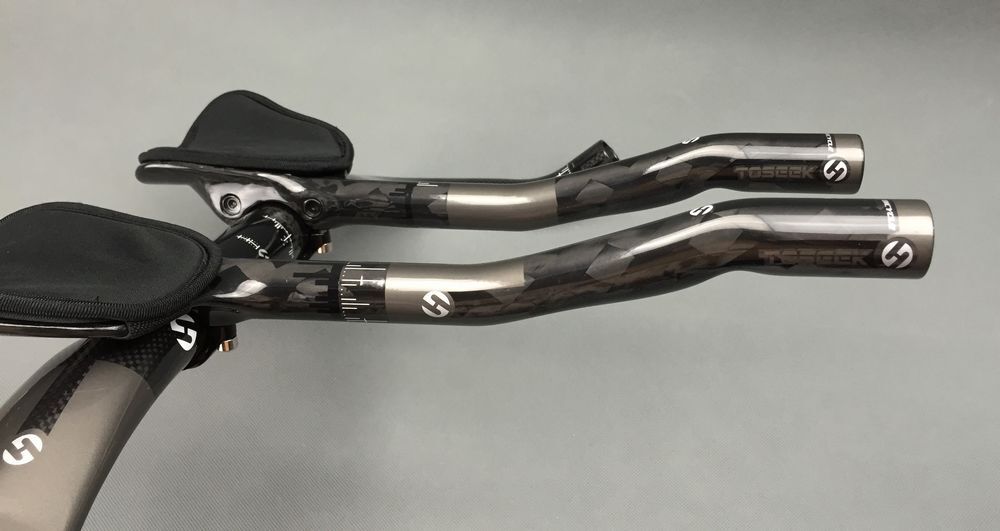Carbon Fiber Bullhorn Rest Bar Time Trial Road Bike Handlebar 31.8*400/420/440mm