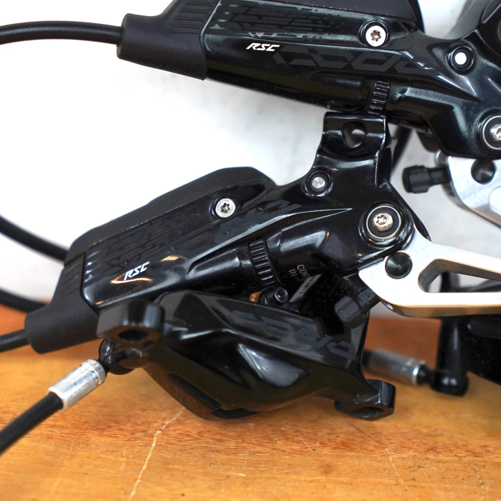 Sram Code RSC Brakeset Quad Piston Calipers Hydraulic with Freedom Coast Levers