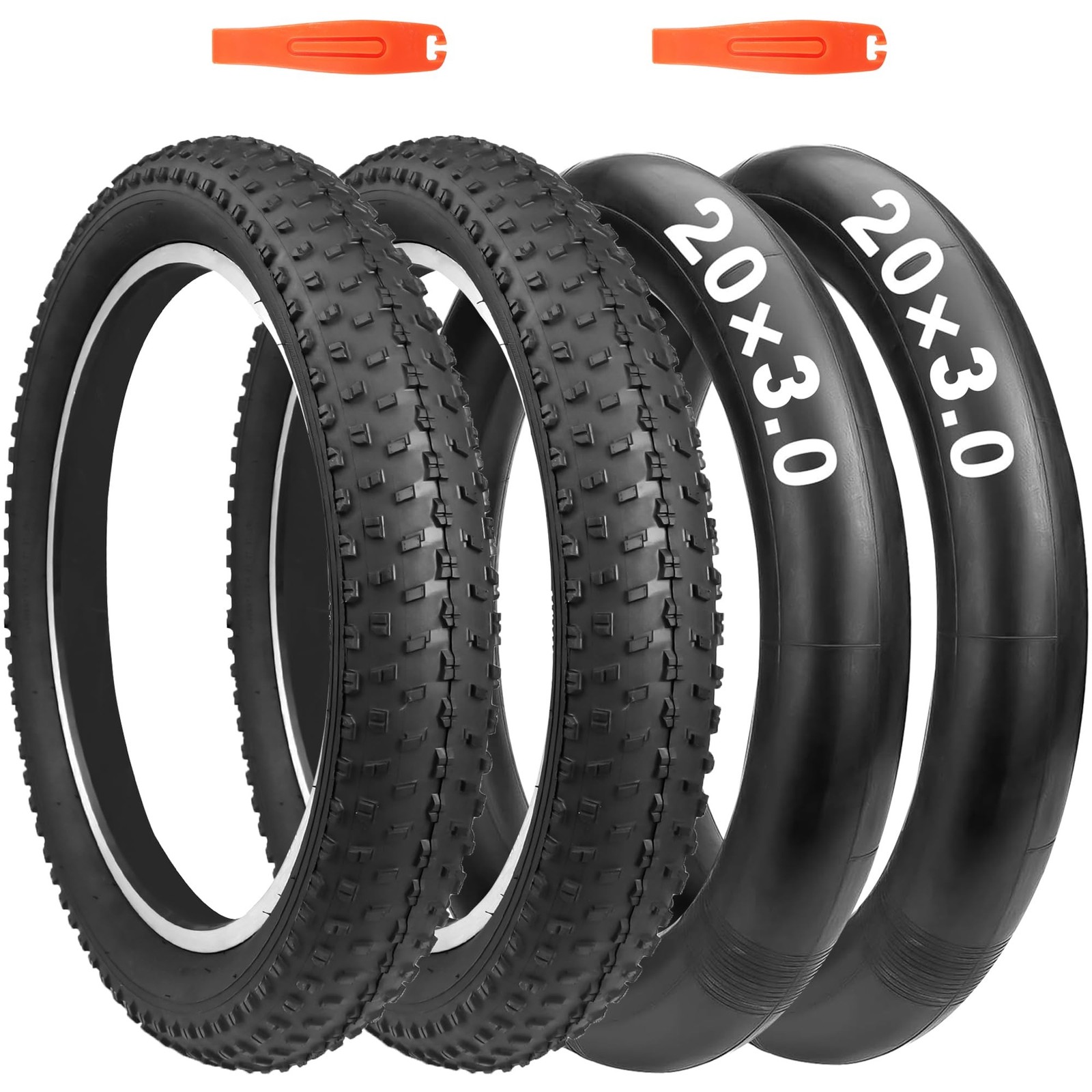 Fat Bike Tire 20″x3″ Compatible Replacement Bicycle Tire for Mountain Snow an…
