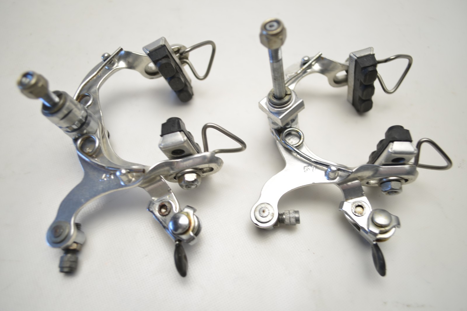 SHIMANO 600EX ARABESQUE BR-6200 CS-57 BICYCLE QR SIDEPULL BRAKE SET 52 MM CENTER
