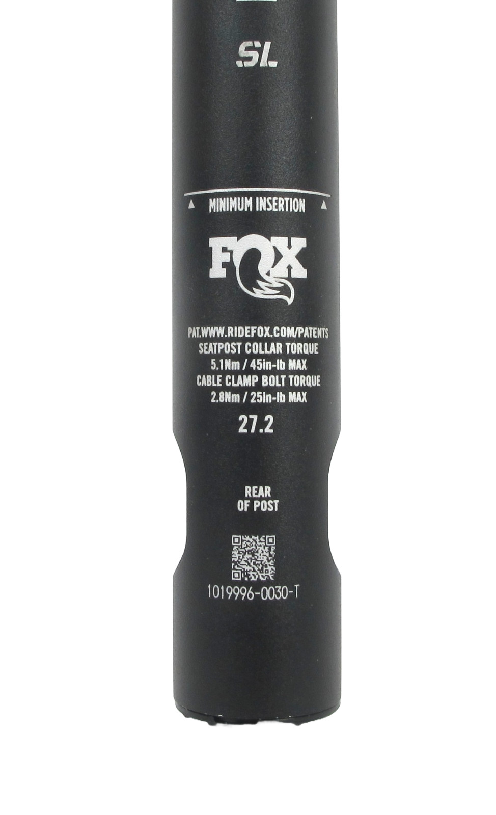 FOX Transfer SL 27.2 50mm Factory Dropper Seatpost Internal $399 MSRP