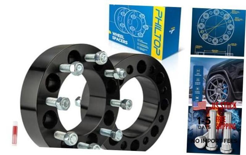 8×6.5 Wheel Spacer, 2″ Lug Centric Wheel Spacers Fit for Ram 2500, K1500, Ram