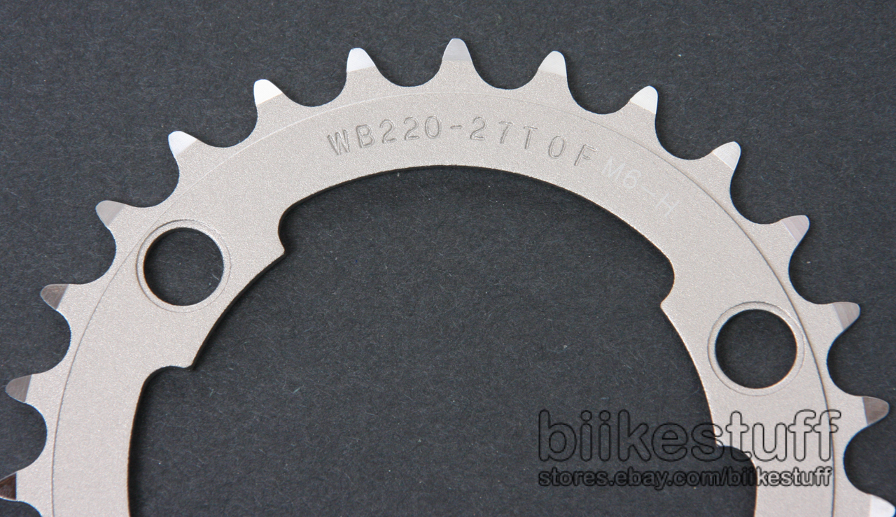 FSA SLK MTB Chainring 27T 86 mm BCD 27 Tooth 10 Speed WB220 3 Bolt Aluminum 386
