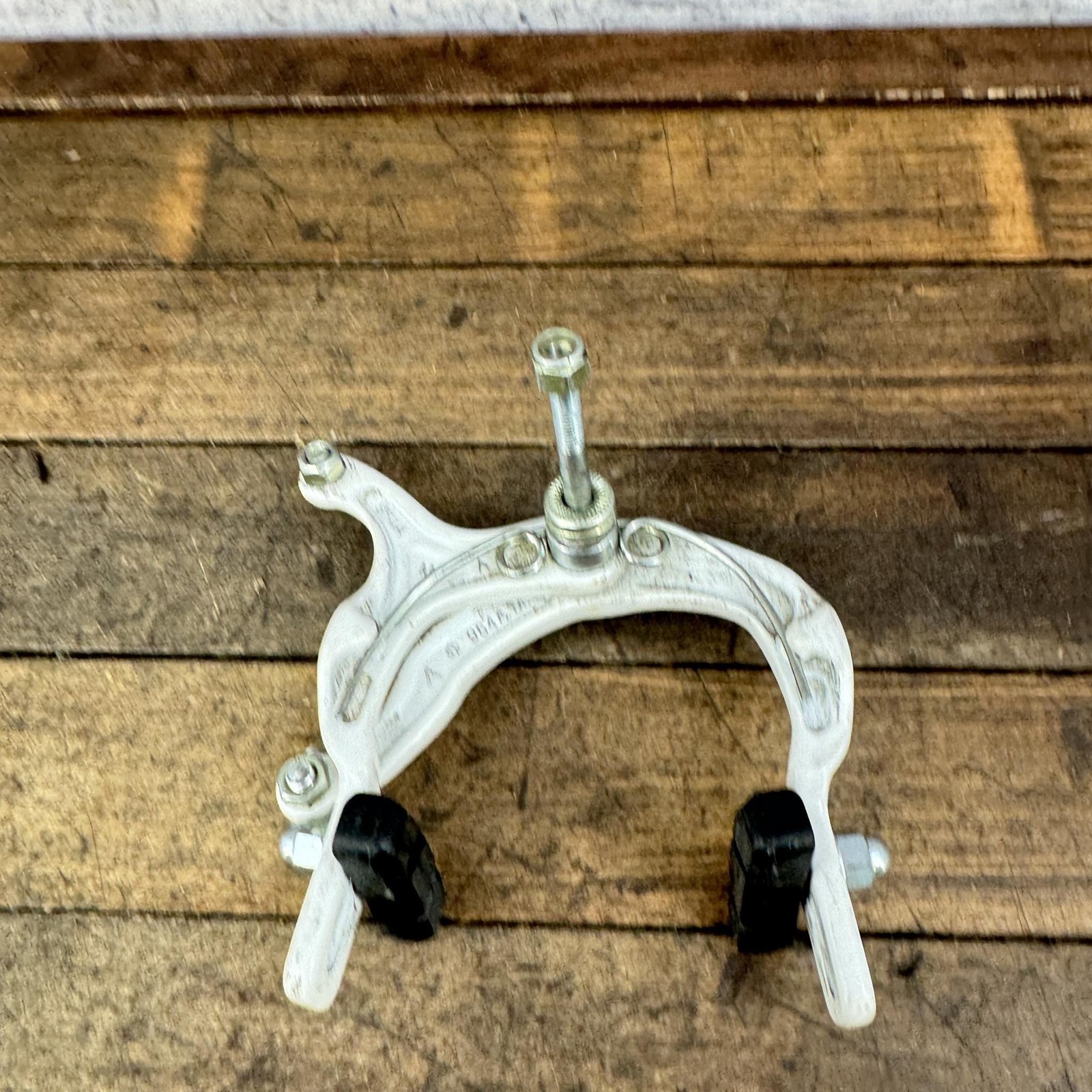 Tektro 984A BMX Brake Caliper FRONT White Side Pull 205g Aluminum BMX Bike