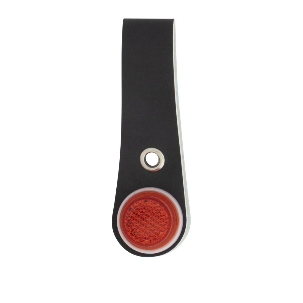PRO+ GENUINE BICYCLE HUB SHINER FOR THE FRONT WHEEL WITH REFLECTOR IN BLACK