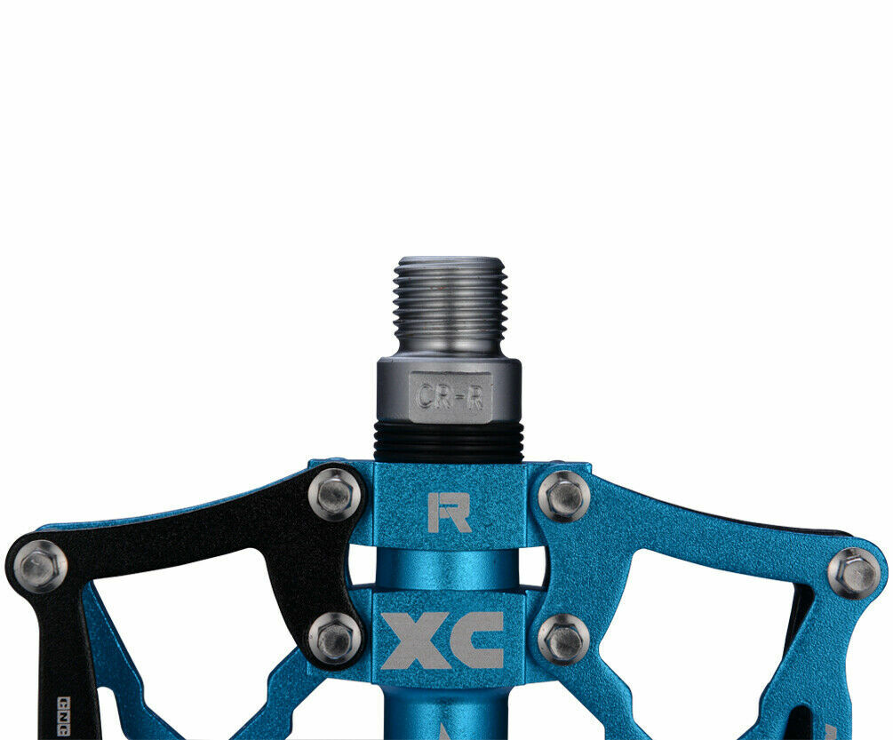 ROCKBROS Bike Platform Pedals Bicycle Flat Pedals Aluminum Alloy Anti-slip 9/16”