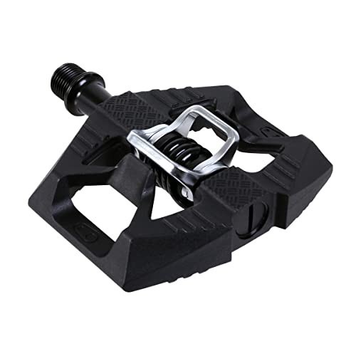 Hybrid Clipless Flat Bike Pedals Composite Chromoly Steel Spindle Mud Shedding