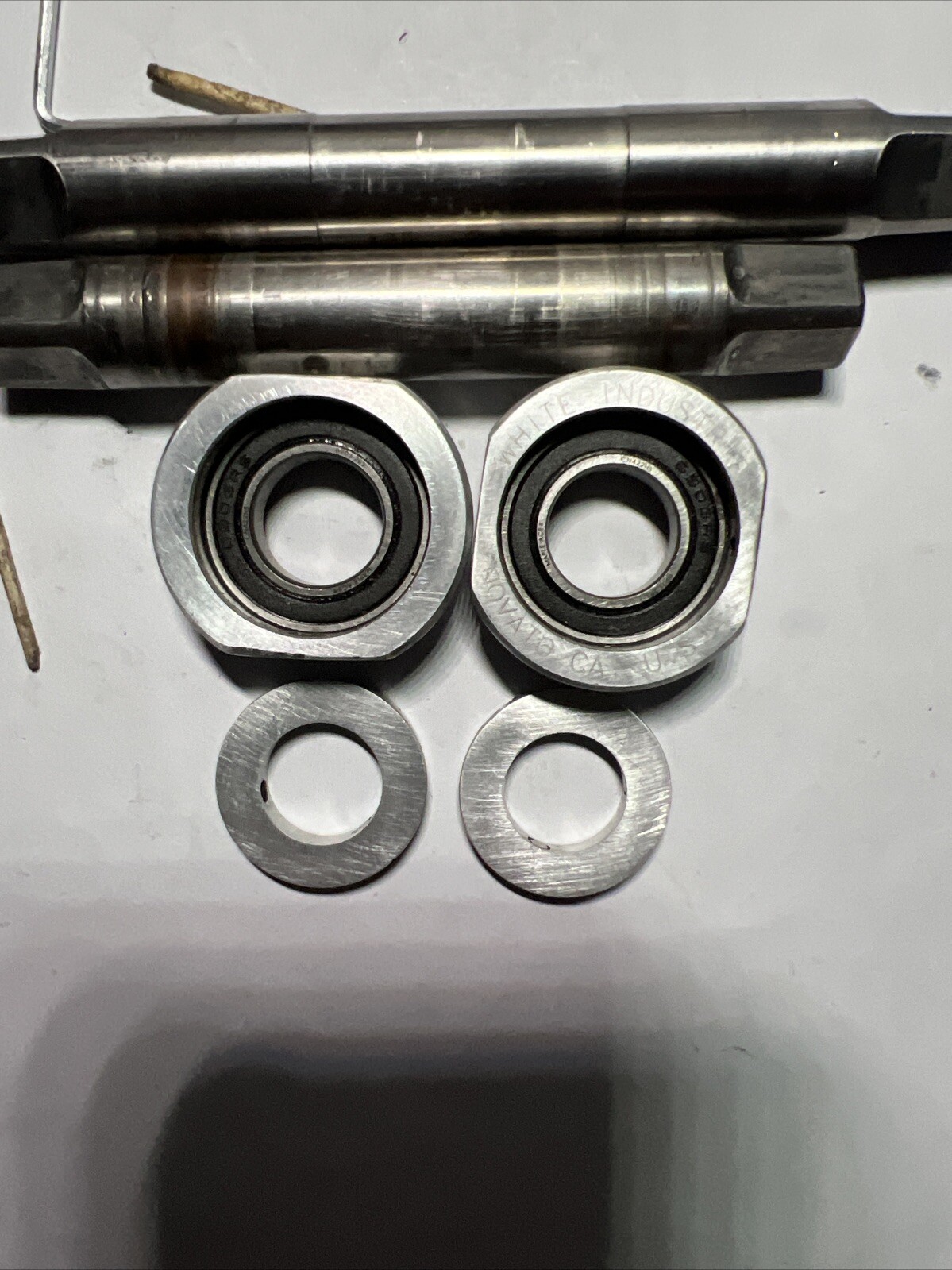 VTG 90s White Industries Titanium Bottom Bracket 68-73×135 or 113mm