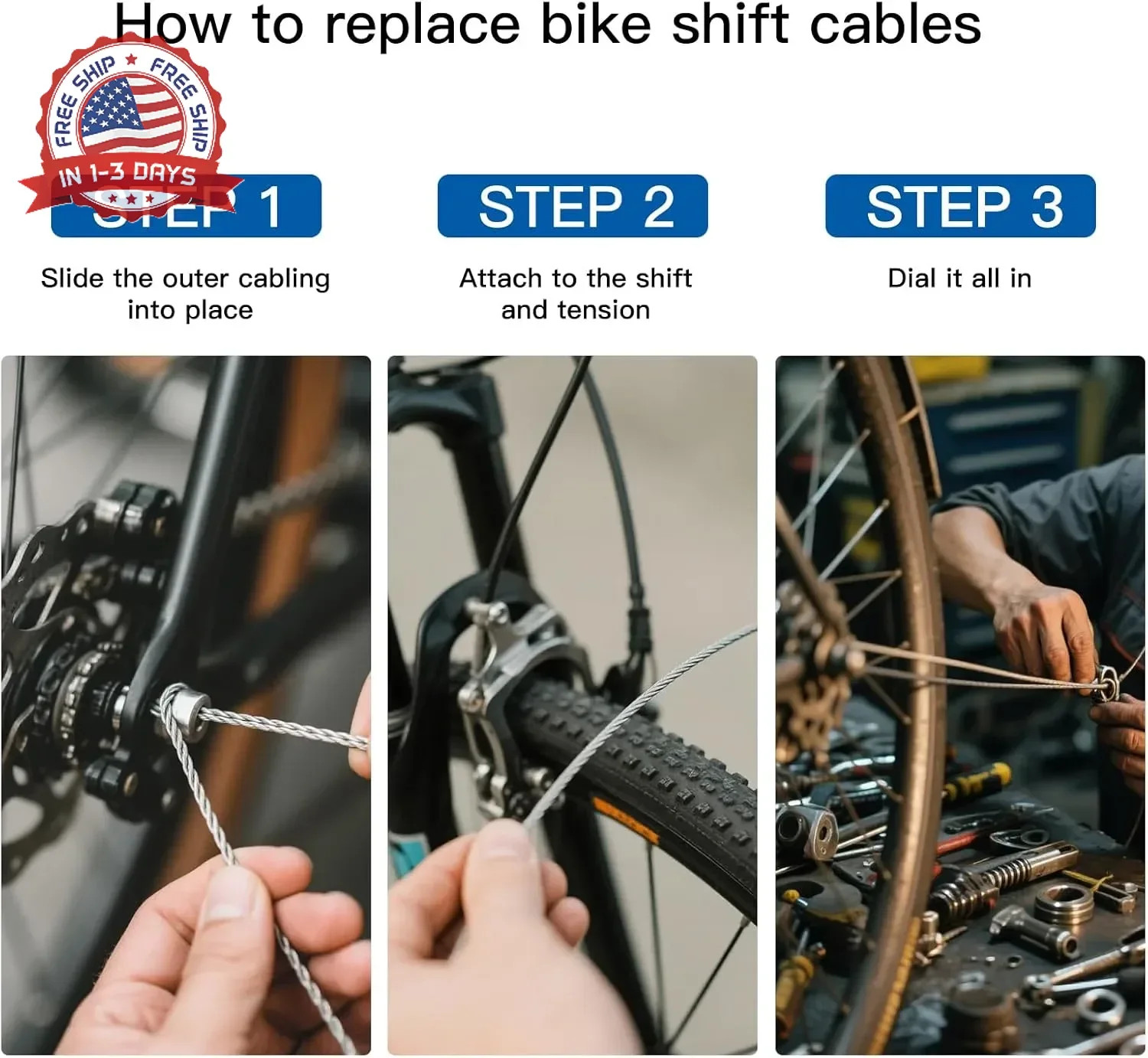 Shift Cable Housing,Lined Bicycle Bike Derailleur/Shift Cable Housing Cycling Sh