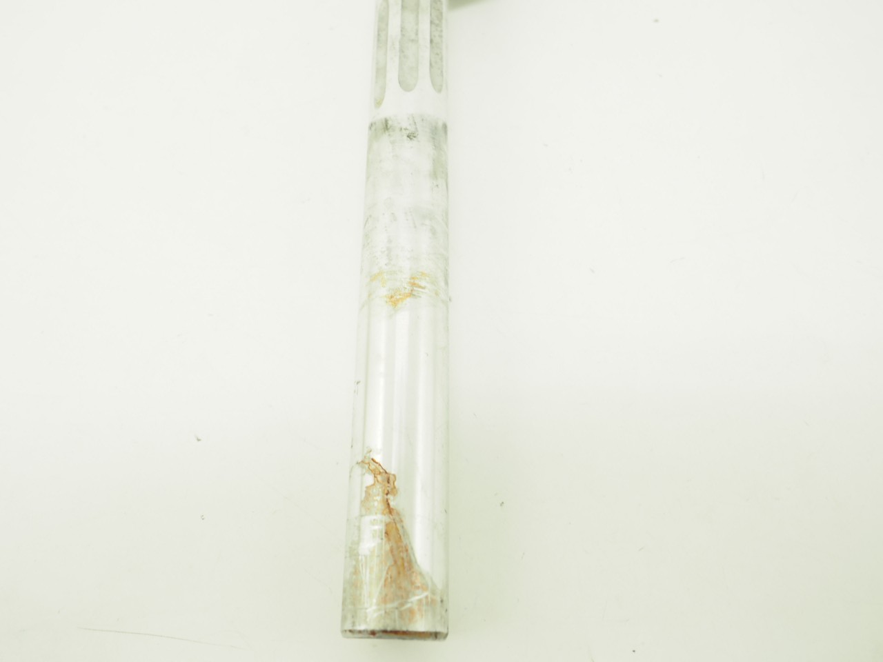 Vintage SR Laprade Bicycle Seatpost 26.6mmx260mm Silver Single Bolt 25mm Offset