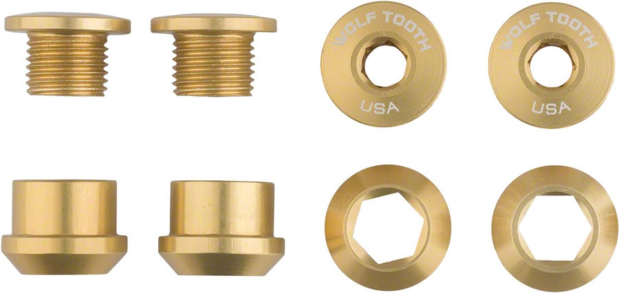 1x Chainring Bolt Sets – Wolf Tooth 1x Chainring Bolt Set – 6mm, Dual Hex