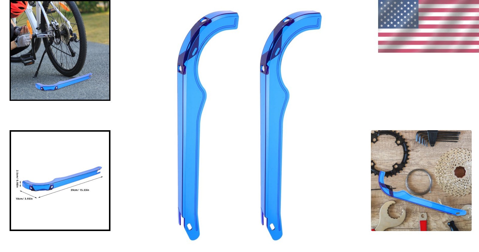 Lightweight Oil-Resistant Chain Guard Cover for Mountain & Road Bikes – 2 Pack