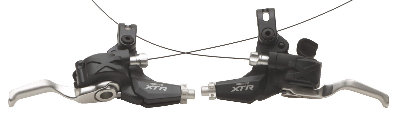 Shimano XTR ST-M970 Dual Control Levers w/ Cable Brake 3x9s Black NOS