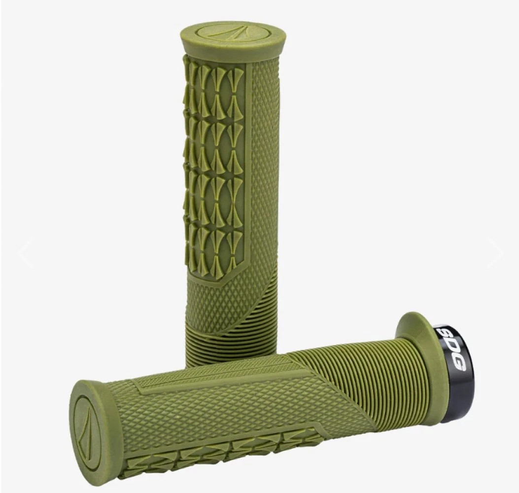SDG Locked On Comfort Open Core Thrice Grips – MTB Lock-on Grip Multiple colors