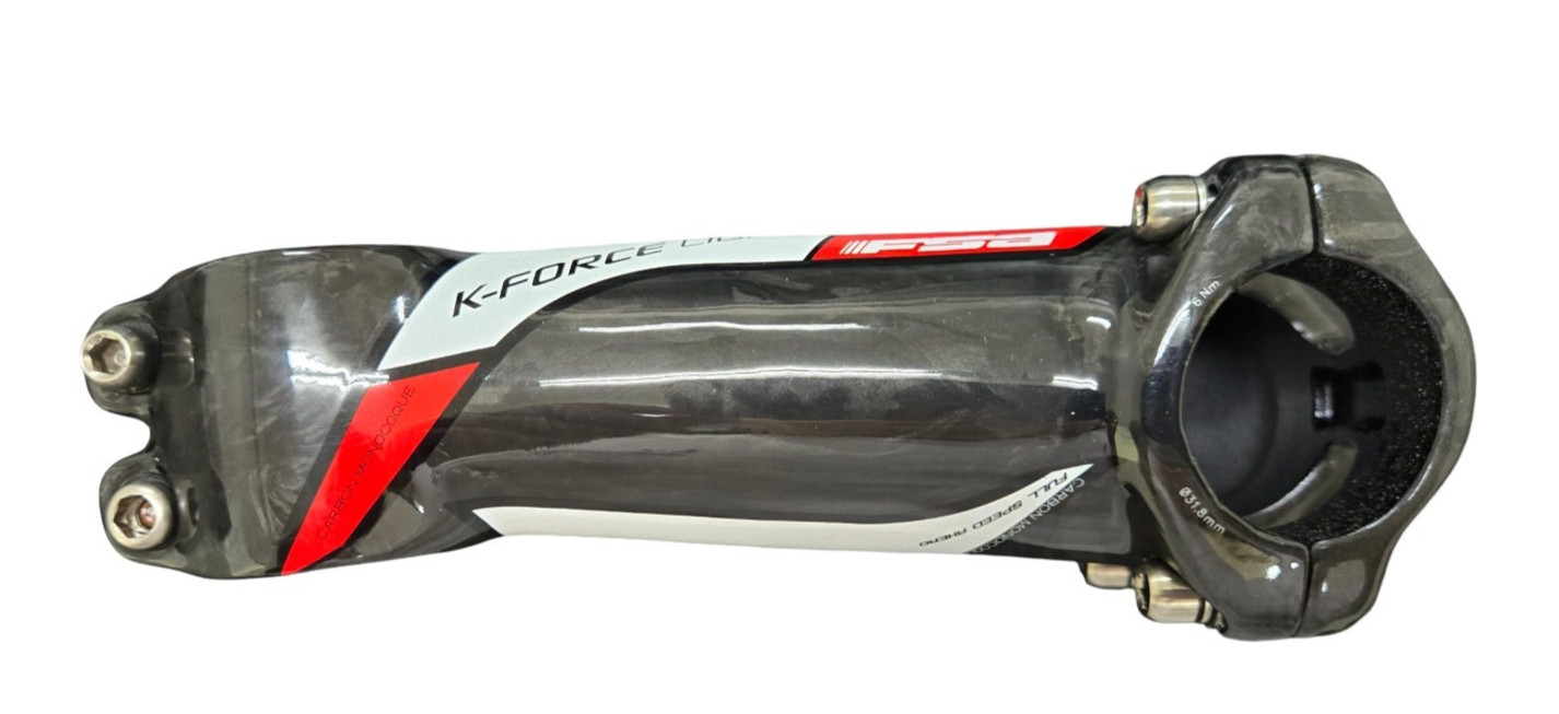 FSA K-Force Light 31.8 x 120mm Carbon Stem, ±6 Deg Road Bike 1-1/4,1-1/8″