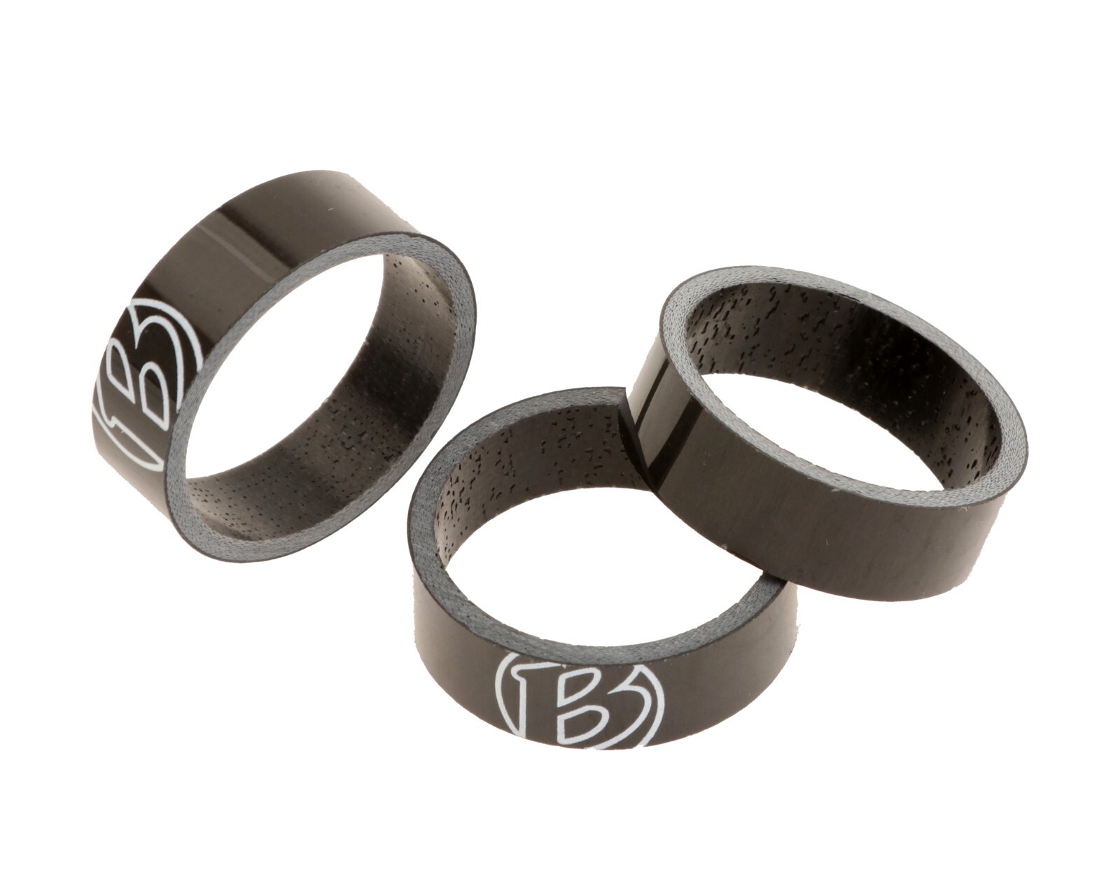 Bontrager 1 1/8″ Carbon Spacer 10mm 1cm Tall Bike Headset Spacer – 3-Pack – NEW