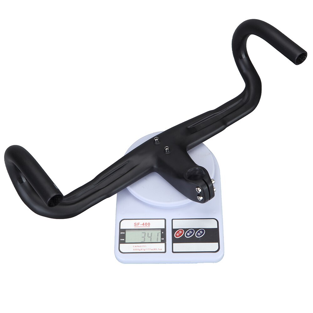 400/420/440mm Full Carbon Fiber Road Bike Handlebar Bicycle Integrated Drop Bar